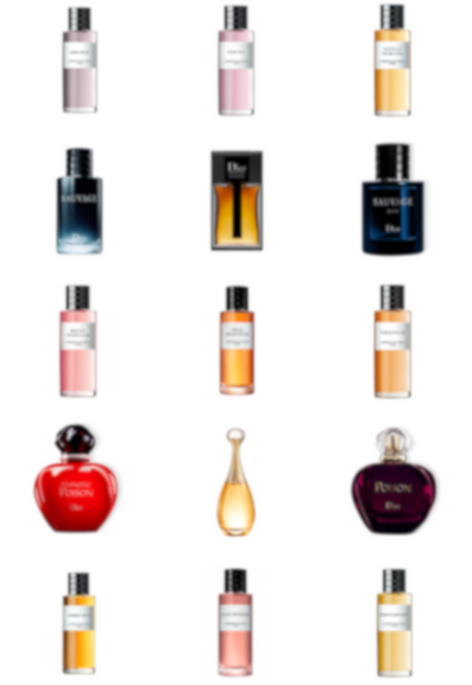 Collection inspired by Dior