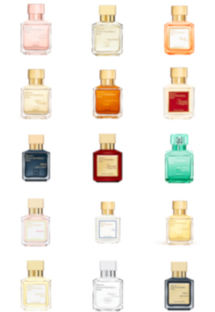Collection inspired by Maison Francis Kurkdjian